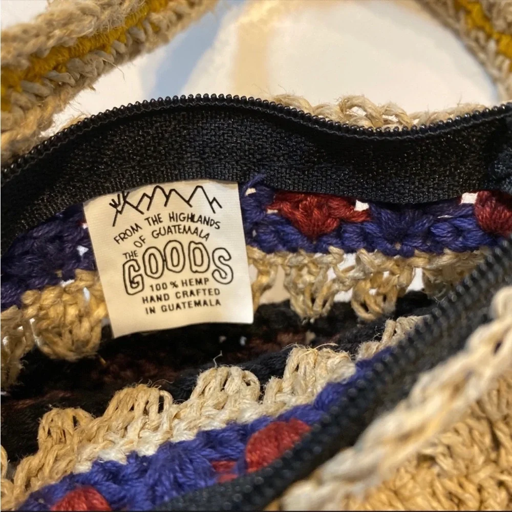 NWT Mini Hemp Crossbody Purse